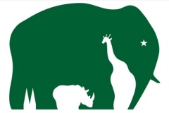 Neben Elefant, Giraffe und Nashorn hat auch der Dom seinen Platz im Logo des Kölner Zoos.