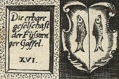 Wappen der Kölner Gaffeln, Ausschnitt aus: Birboum, Michel L.; Rieger [Verl.] Quelle: http://tudigit.ulb.tu-darmstadt.de/show/Ansicht3949_090/0001