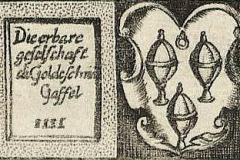 Wappen der Kölner Gaffeln, Ausschnitt aus: Birboum, Michel L.; Rieger [Verl.] Quelle: http://tudigit.ulb.tu-darmstadt.de/show/Ansicht3949_090/0001
