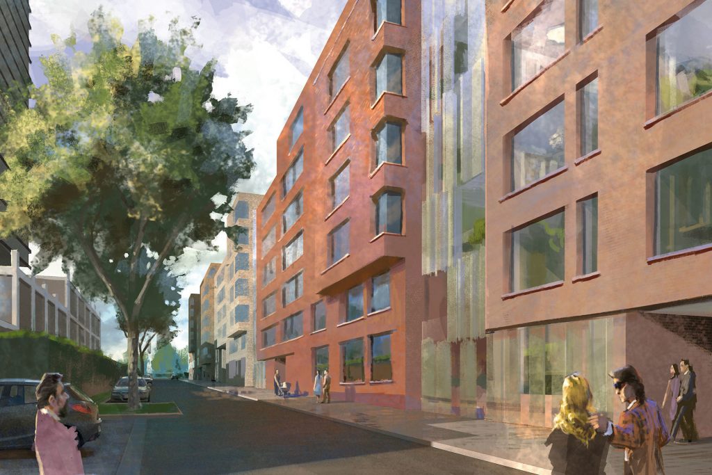 Zukünftige Wohnbebauung auf dem Welle-Areal, Bild: Bauwens