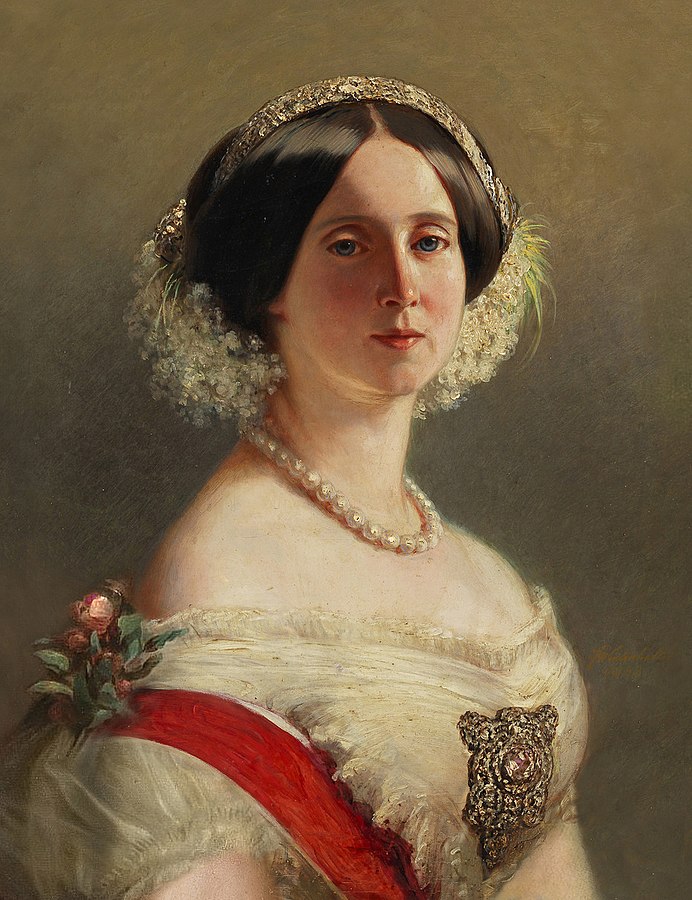 Stifterin des Petrusbrunnens Die Kaiserin und Königin von Preußen Augusta, Bild Franz Xaver Stifterin des Petrusbrunnens Die Kaiserin und Königin von Preußen Augusta, Bild Franz Xaver