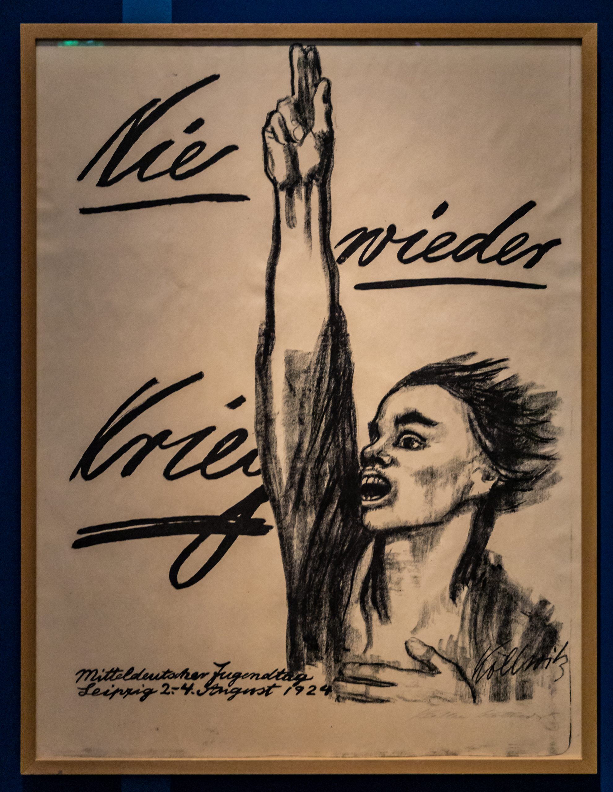 Käthe Kollwitz: Nie wieder Krieg, 1924, Bild: Public domain, via Wikimedia Commons